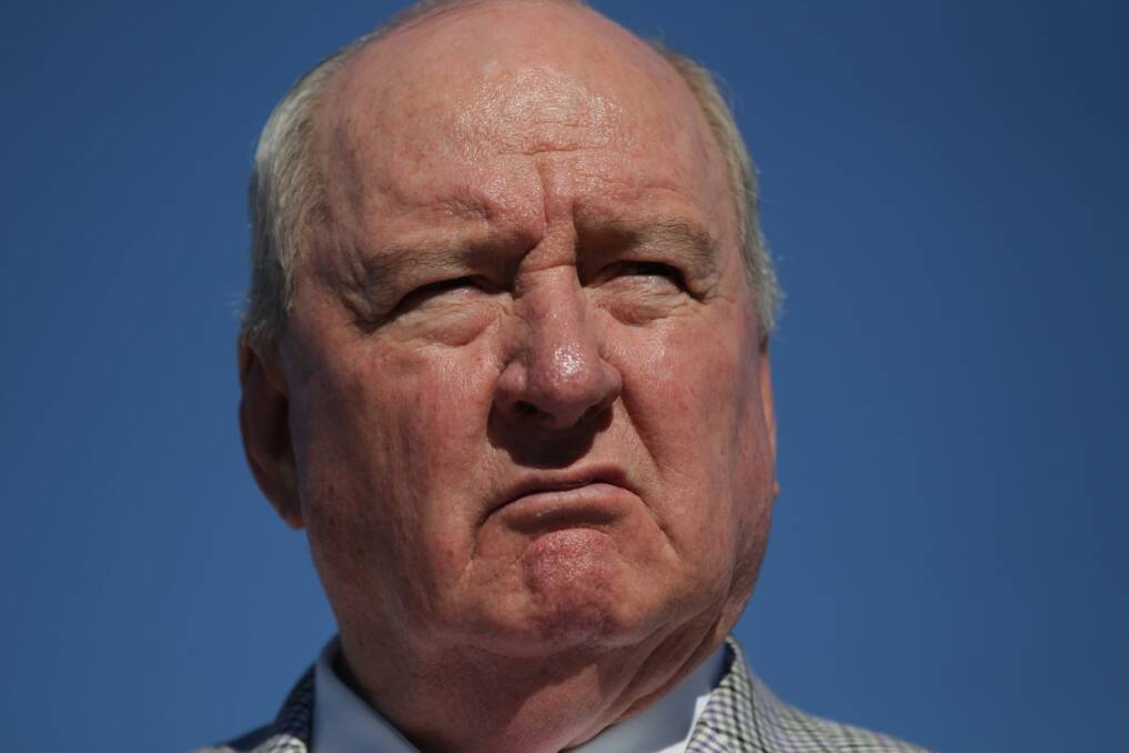 "Can you believe it?": Alan Jones took to Twitter on Thursday to attack the Cloud Arch sculpture.  Photo: Alex Ellinghausen
