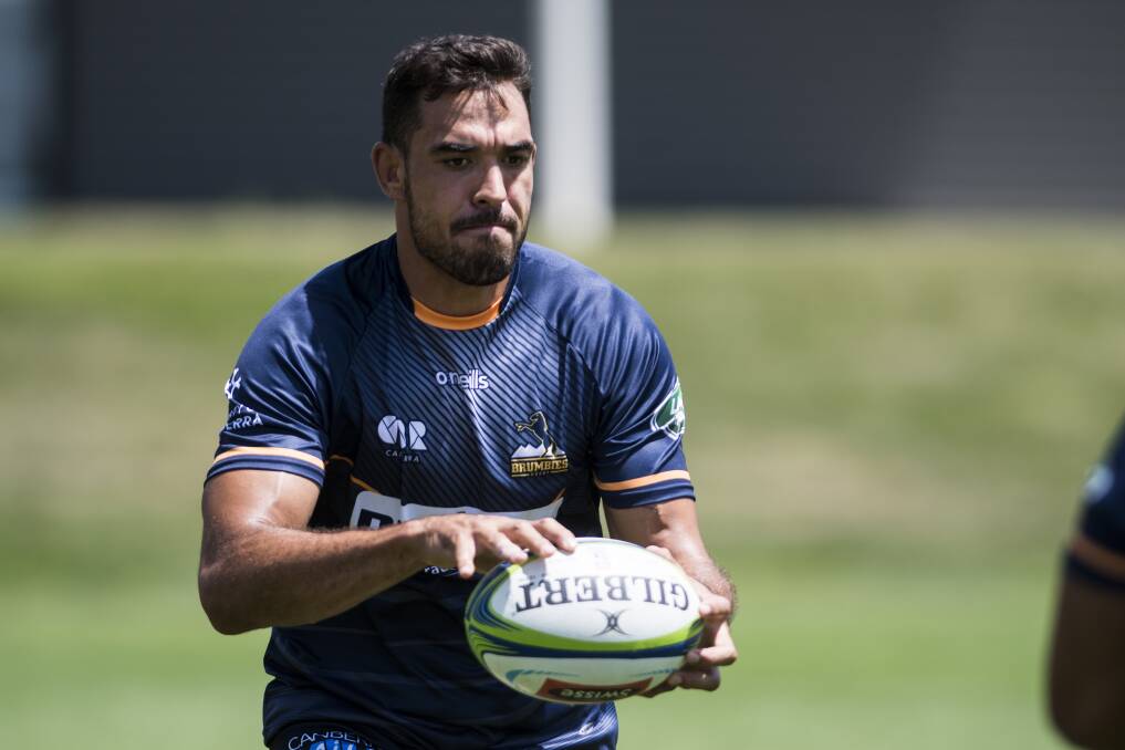 Rory Arnold wants to finish on a high at the Brumbies. Photo: Dion Georgopoulos