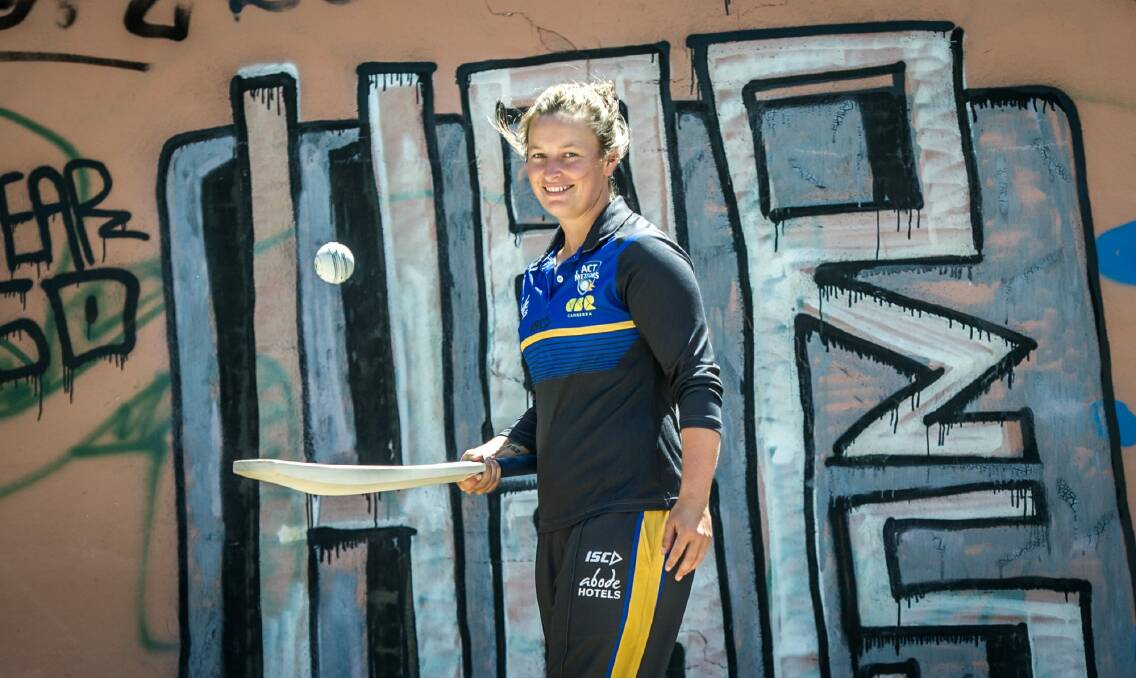 ACT Meteors player Hayley Jensen has been picked in the New Zealand cricket team. Photo: karleen minney