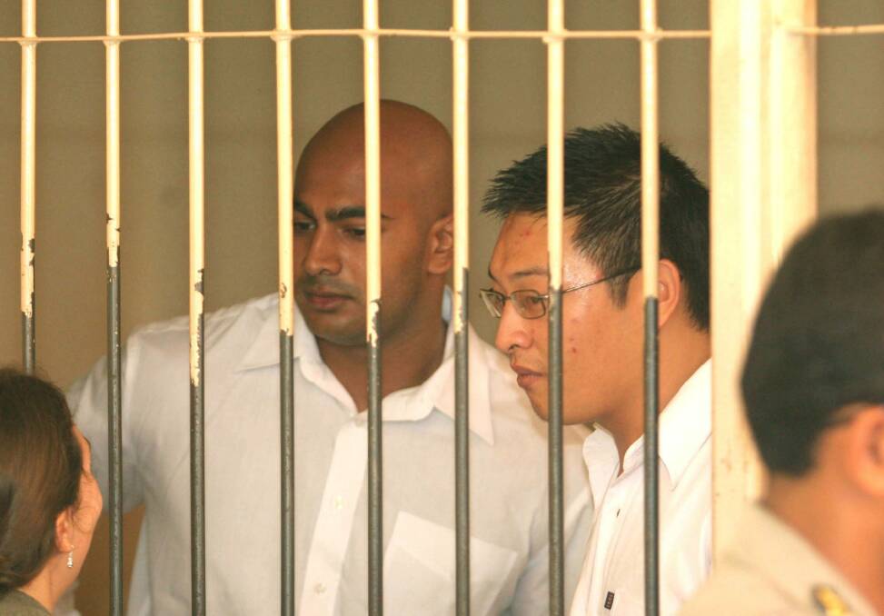 Executed Bali nine members Myuran Sukumaran and Andrew Chan in 2015. Photo: Glenn Campbell