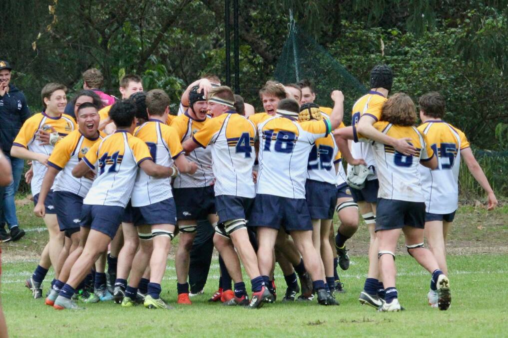 The ACT Schoolboys won their first rugby national championship since 1988 last year. Photo:  Supplied
