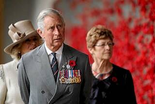 Prince Charles, Prince of Wales and Camilla, Duchess of Cornwall visit the Australian War Memorial. Photo: Getty Images