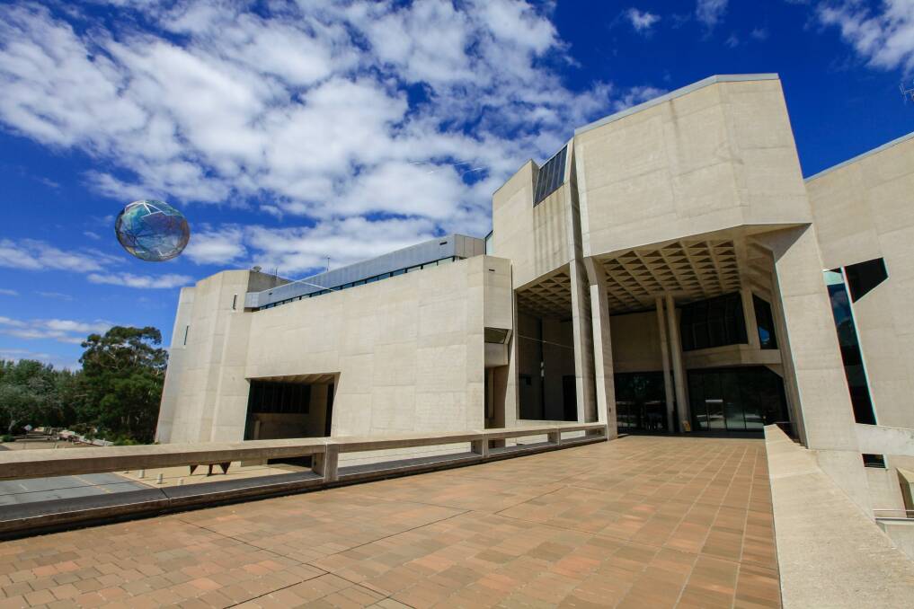 News: Generic image of the National Gallery of Australia, in Parkes, Canberra. 5th of February 2014. Canberra Times Photograph by Katherine Griffiths Photo: Katherine Griffiths