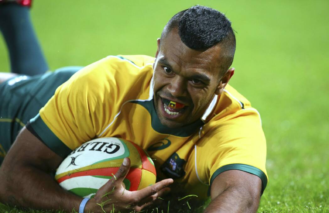 In limbo: Kurtley Beale's contract will expire before the end of the year. Photo: AP