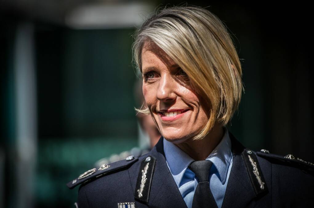 New ACT Policing chief, Assistant Commissioner Justine Saunders. Photo: Karleen Minney