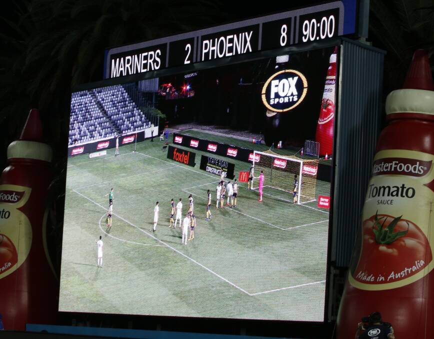 Not a good night for the Mariners - the scoreboard says it all. Photo: AAP