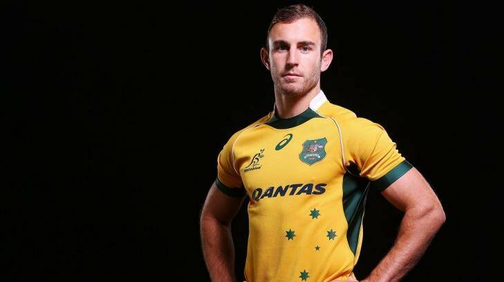 Nic White  at a Wallabies photo shoot on Sunday. Photo: Getty Images