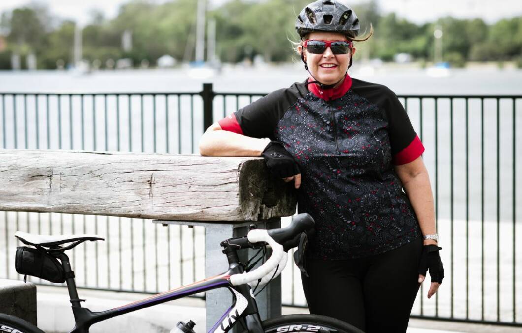 Brisbane mum Barbara Spooner has launched Birds on Bikes to cater to female bike riders. Photo: Supplied