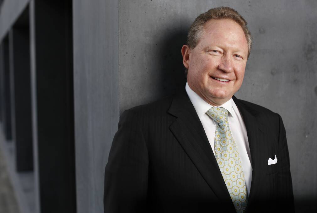 The Philanthropy Leader of the Year Award went to Nicola and Andrew Forrest,  emphasising "the potential of philanthropy to catalyse long-term change''. Photo: Bloomberg