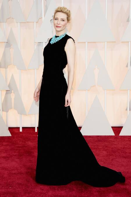 Style statement: Cate Blanchett in a John Galliano for Maison Margiela gown. Photo: Getty Images
