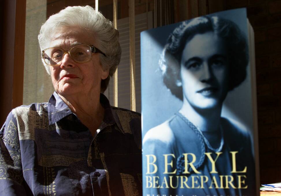 Dame Beryl Beaurepaire at her home in Mt Eliza. Photo: Fairfax