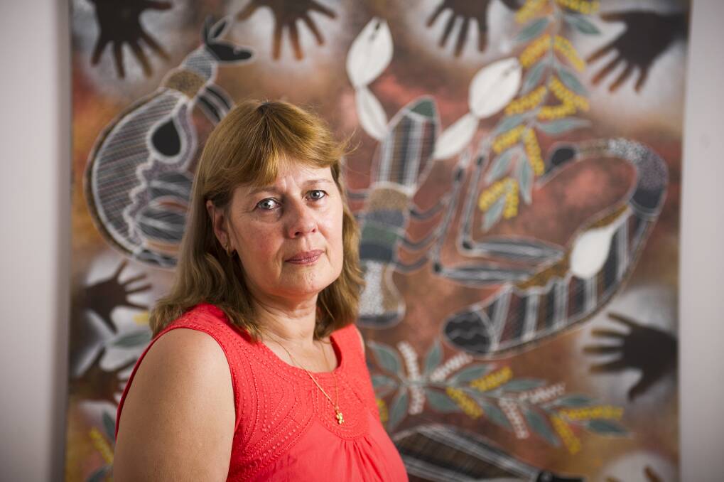Barbara Causon is the chair of the ACT steering committee reviewing Aboriginal and Torres Strait Islander children in care. Photo: Dion Georgopoulos