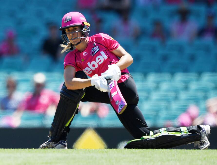 Erin Burns has found a home at the Sixers. Photo: AAP