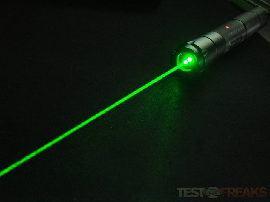 Four reports of laser lights targeting planes around Canberra have been made this year. Photo: Supplied