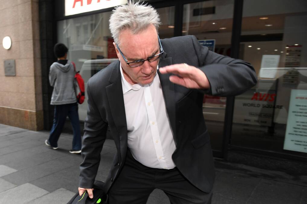 As if the ATO cold do with more bad news. ATO deputy commissioner Michael Cranston, pictured outside court last month, allegedly attempted to access information for his son. Photo: AAP