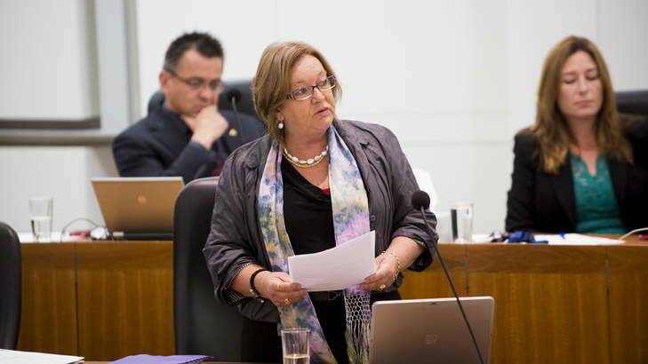 ACT Education Minister Joy Burch. Photo: Rohan Thomson