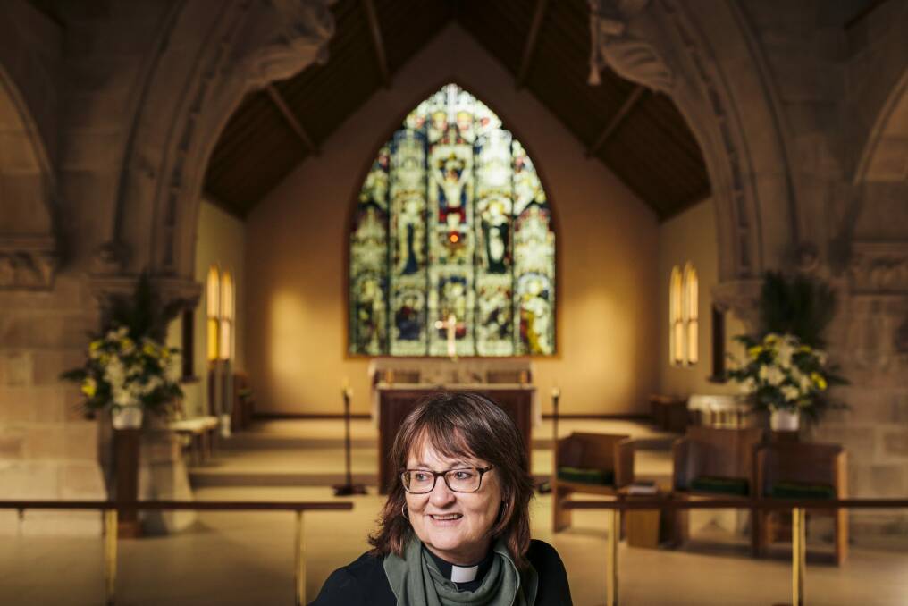 Reverend Lynda McMinn is the new rector at All Saints Church in Ainslie.  Photo: Rohan Thomson