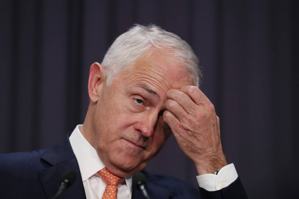 Prime Minister Malcolm Turnbull is struggling to close Labor's poll lead. Photo: Andrew Meares