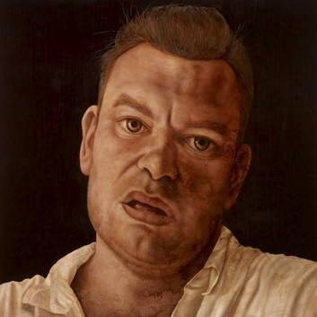 Jason Benjamin's portrait of ?former Canberra artist McLean Edwards.