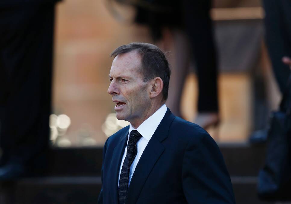 Former Prime Minister Tony Abbott. Photo: Daniel Munoz