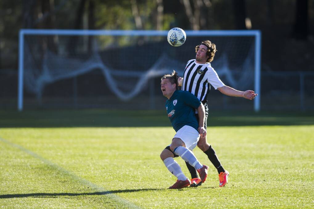 The Riverina Rhinos scored a crucial 1-0 win against Gungahlin. Photo: Dion Georgopoulos