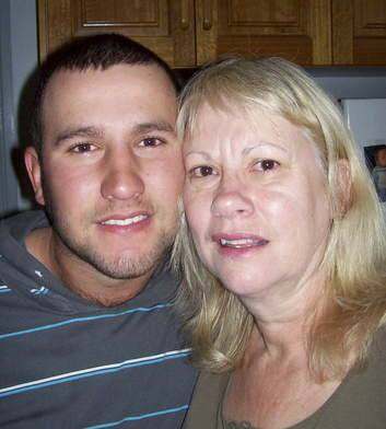 Kay Catanzariti pictured with her son, Ben, three weeks before his death. Photo: Supplied