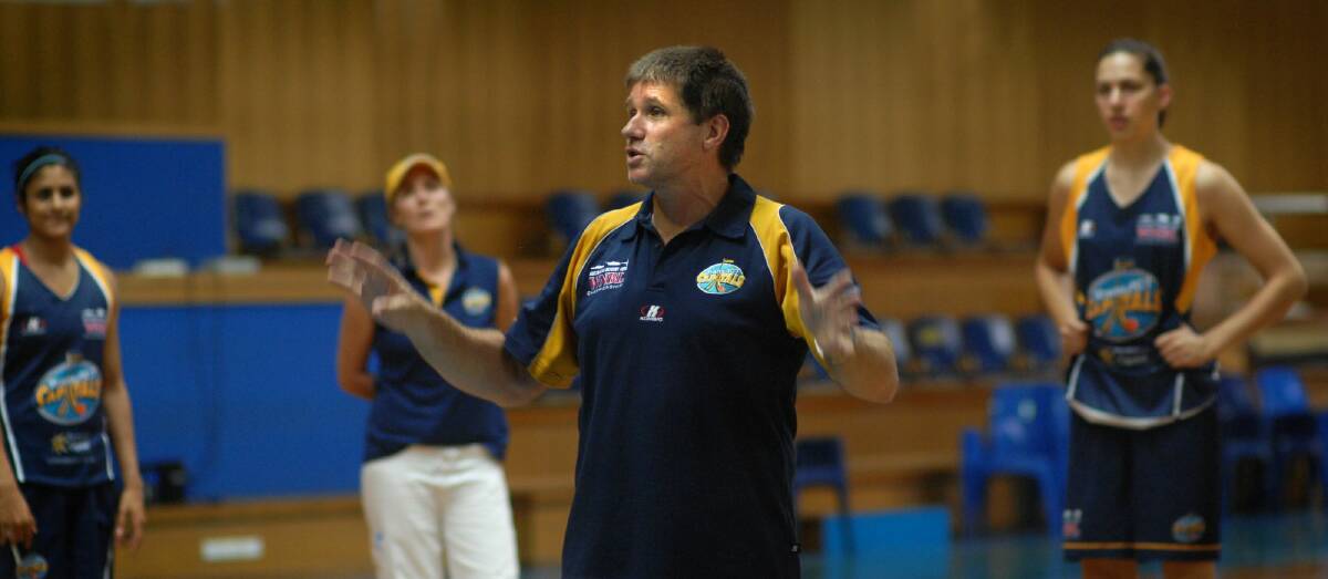 Chris Lucas during his time with the Canberra Capitals.