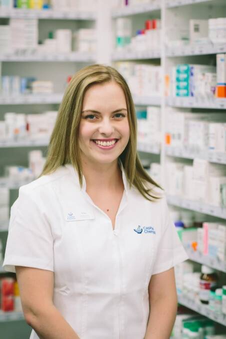 Elise Apolloni from Capital Chemist Wanniassa is the newly-crowned National Telstra Young Business Woman of the Year. Photo: Supplied