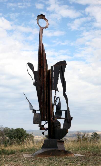 Leo Loomans, <i>Icarus Rising</i>, in Sculpture by the Sea 2018. Photo: Supplied