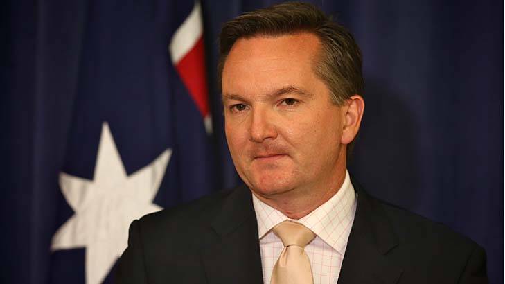Acting Labor leader Chris Bowen says caucus will meet on October 10 to vote for a leader. A ballot of the party's membership will close the day before. Photo: Andrew Meares