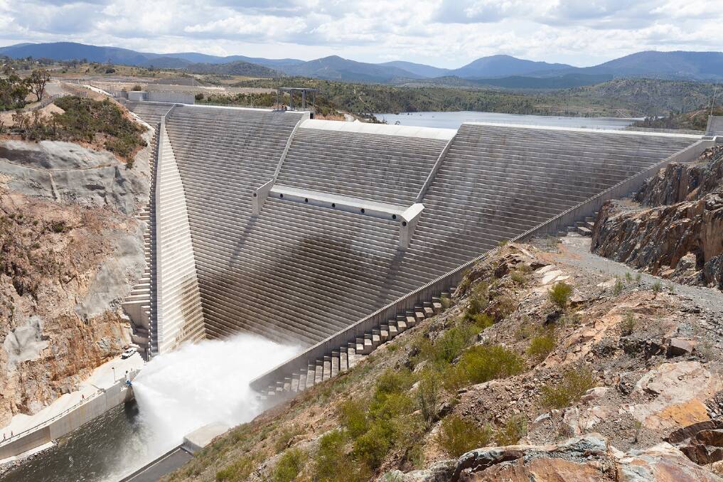 Icon Water, which manages Cotter Dam, has reported a $24 million boost in profits for the 2015-16 year. Photo: John Dymke