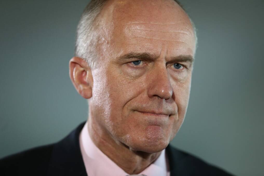 Public service and employment minister Eric Abetz says he wants to see the fit note rolled out nationally. Photo: Alex Ellinghausen