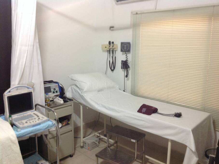 Inside Aspen Medical's clinic in Liberia.