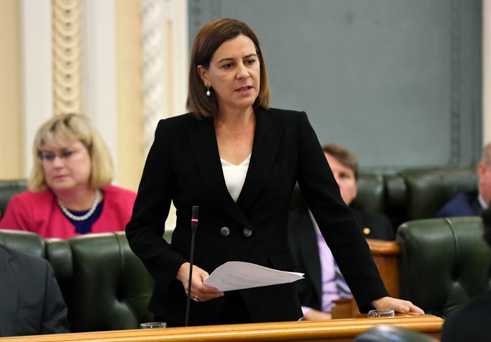 Queensland opposition leader Deb Frecklington stands by the actions taken in the Costigan case. Photo: AAP