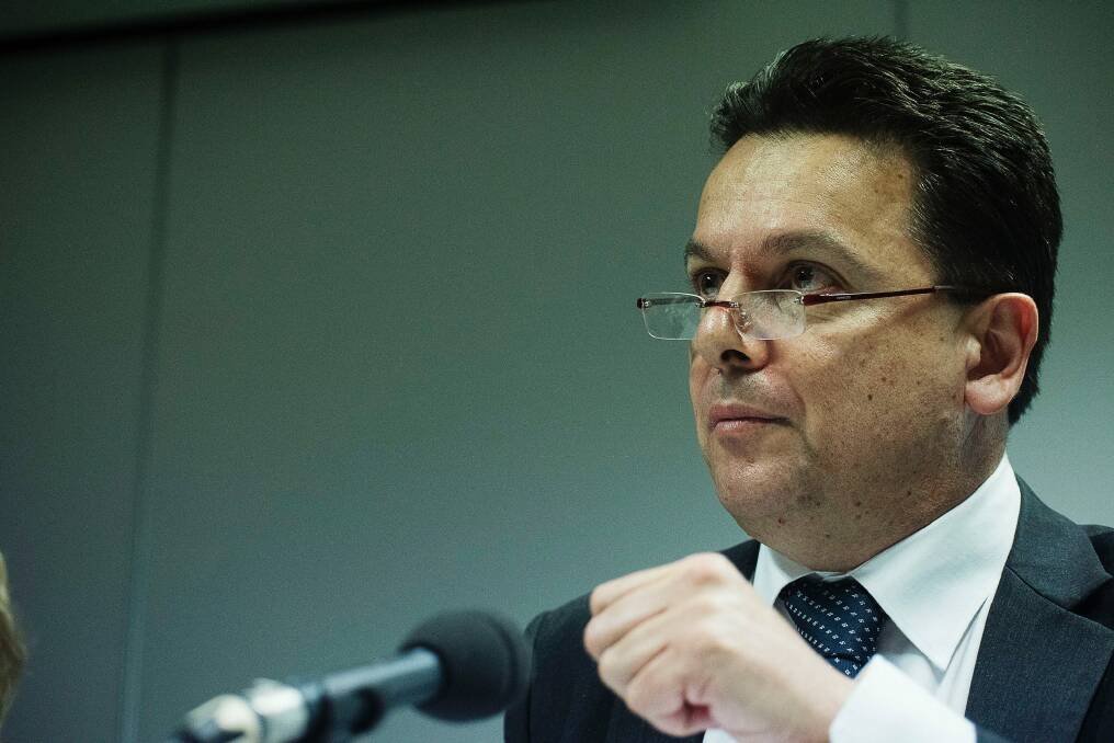 Senator Nick Xenophon urged the committee to consider a $1 limit per spin, as recommended by the Productivity Commission. Photo: Christopher Pearce
