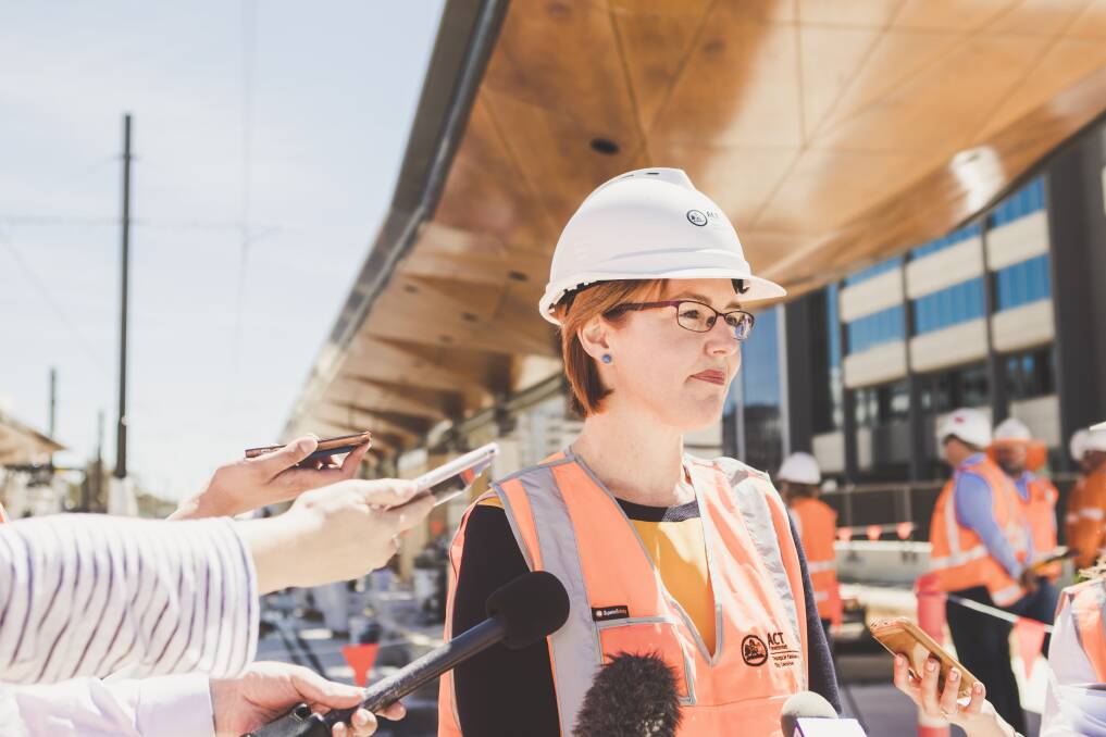 Transport Minister Meegan Fitzharris announced the project was running behind schedule last October,  Photo: Jamila Toderas
