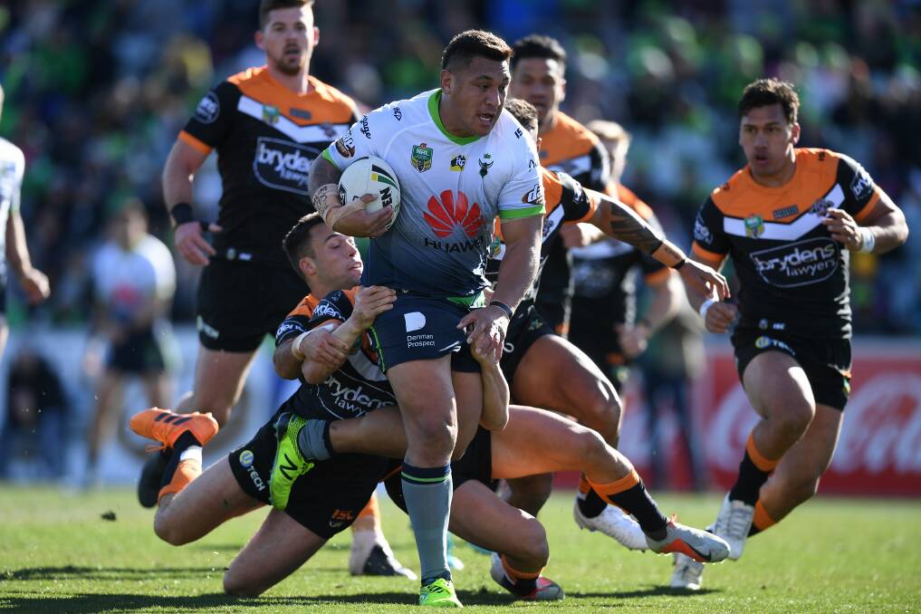 Has Josh Papalii been the stand out for the Raiders this year? Photo: AAP