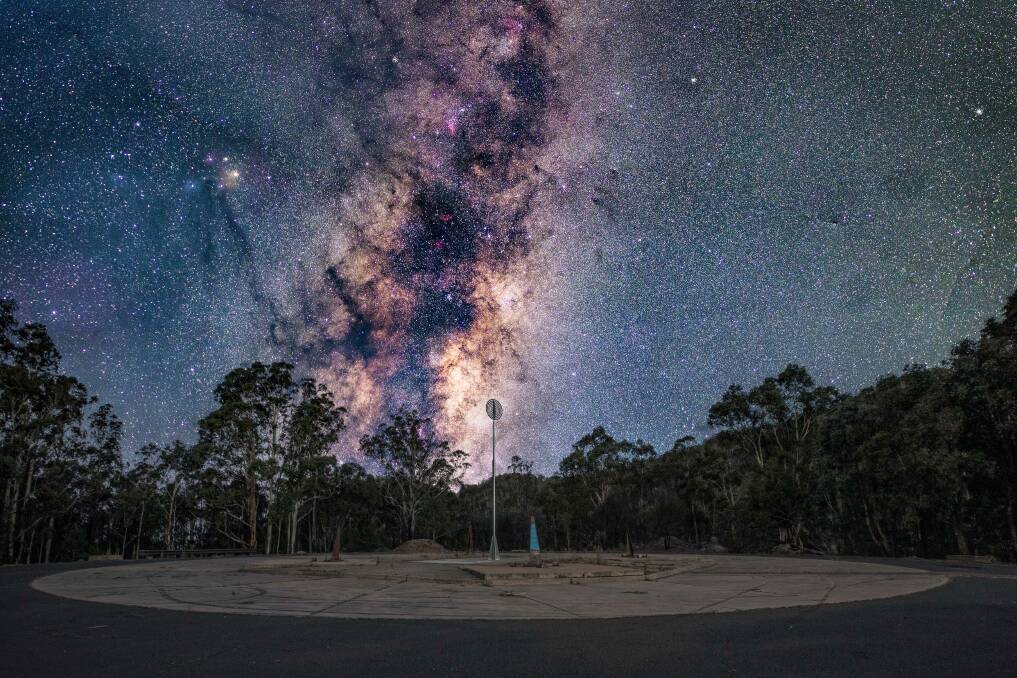 Site of the former Honeysuckle Creek Tracking Station under the Milky Way. Photo: Ari Rex