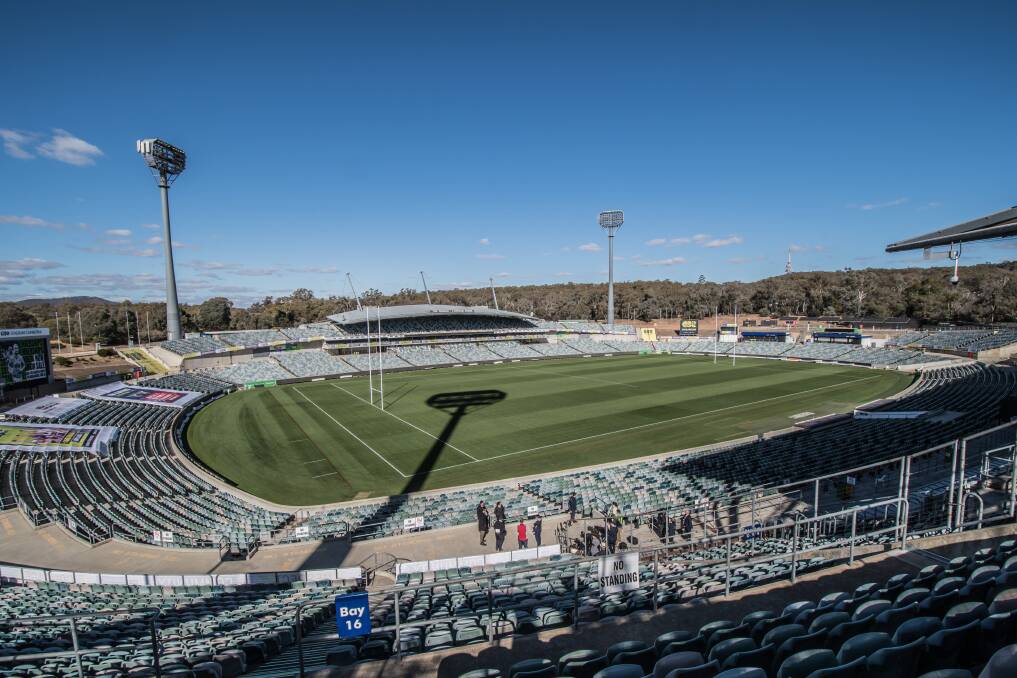 Canberra Stadium is outdated. Photo: Karleen Minney.
