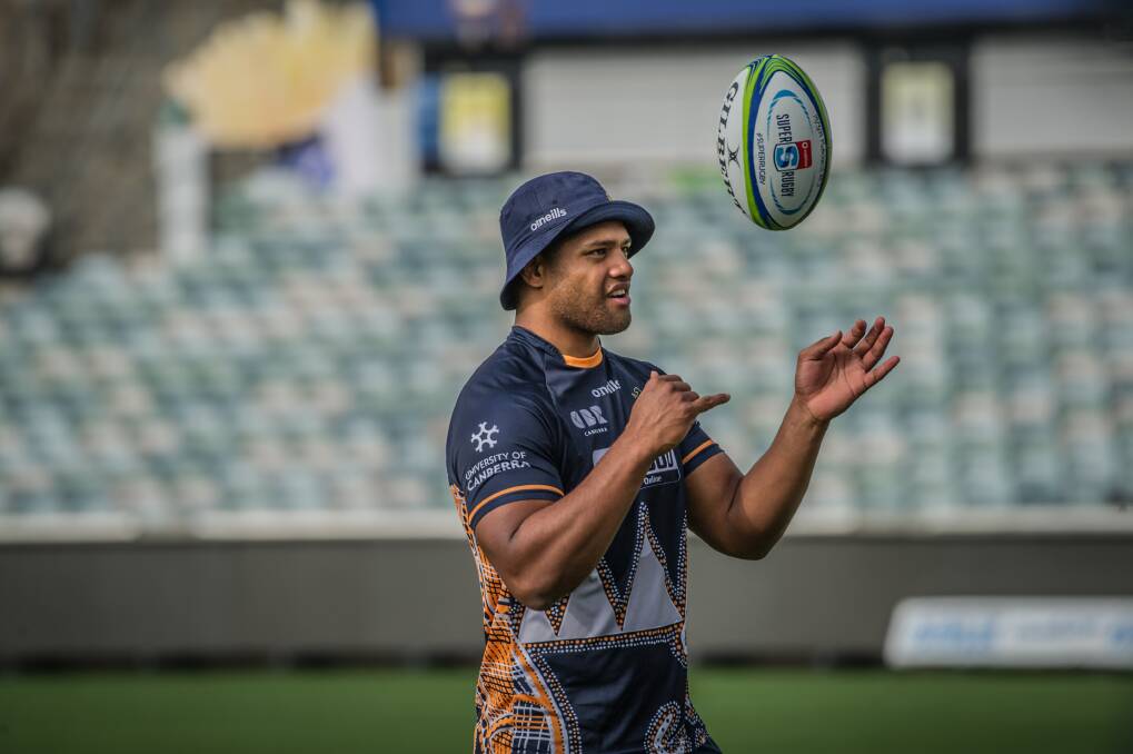 Rob Valetini has played just six Super Rugby games but is already considered a future Wallaby. Photo: Karleen Minney