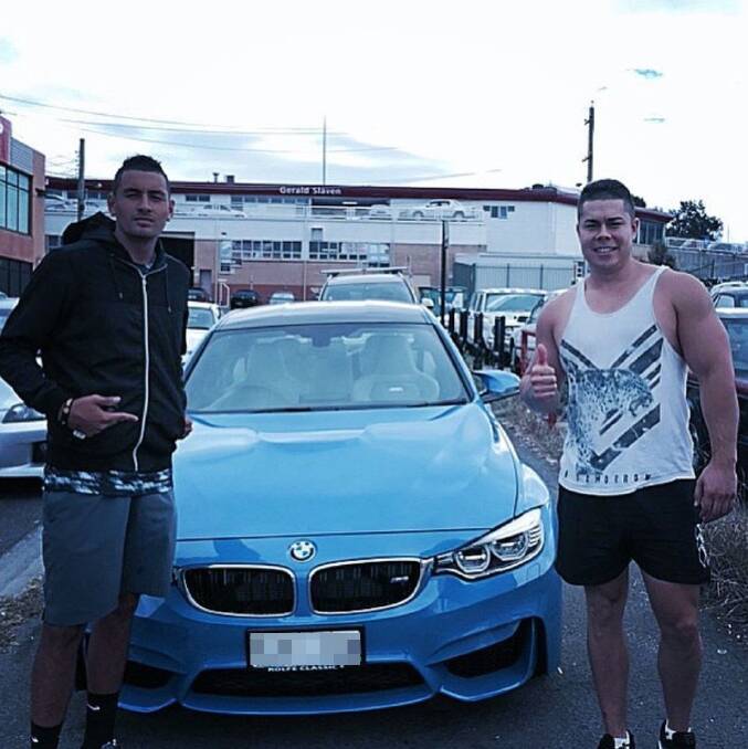 Nick Kyrgios shows off his new car on Instagram. Photo: Instagram