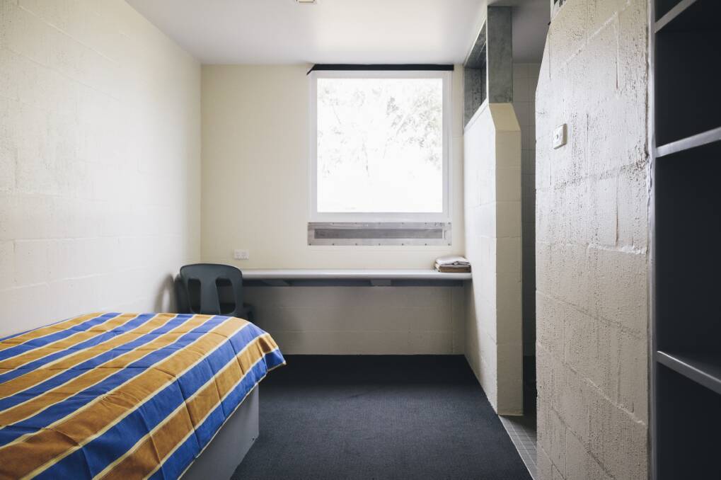 Inside one of the accommodation units at Bimberi Youth Justice Centre. Photo: Rohan Thomson