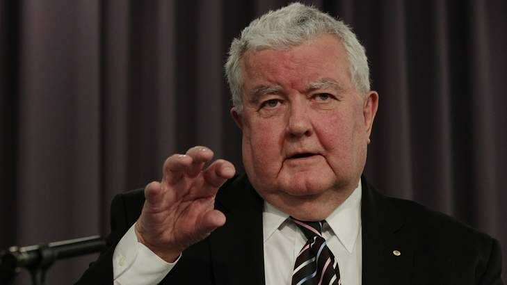 Professor Ian Chubb says funding of scientific research needs to be restructured. Photo: Alex Ellinghausen
