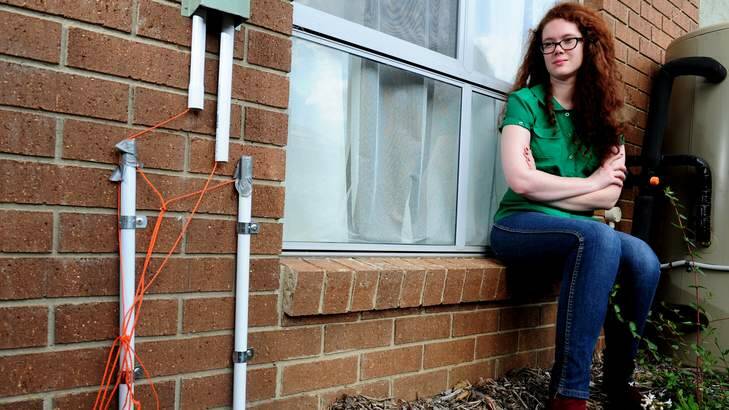 Kathleen McGarry has been told her Watson unit will be connected to the NBN next week. She says she'll believe it when she sees it. Photo: Melissa Adams