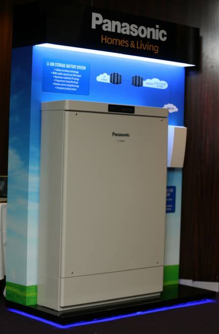 Panasonic's home solar batteries will be installed by ActewAGL Retail, one of three products being trialed under the scheme. Photo: Anthony Johnson