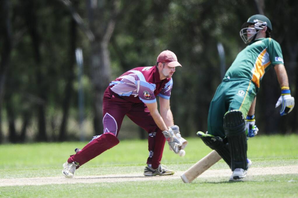 Wests/UC wicketkeeper David Spare is aiming to win his first Douglas Cup in Friday's final against Weston Creek Molonglo. Photo: Melissa Adams