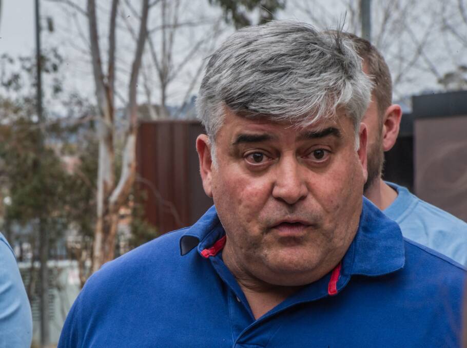 NSW Police Association Queanbeyan branch chair Paul Batista, who says the drug ice has officers "so stretched that they're drowning". Photo: Karleen Minney