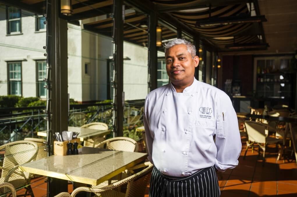 Chifley's Bar & Grill executive chef Saju Rajappan.  Photo: Dion Georgopoulos