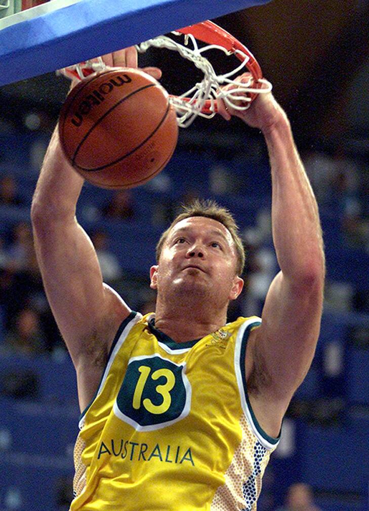 Luc Longley's locks and limbs set to slam dunk LA, The Canberra Times