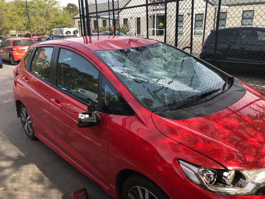 Four cars used by disability service provider Komarri have been destroyed by vandals.   Photo: Supplied. 